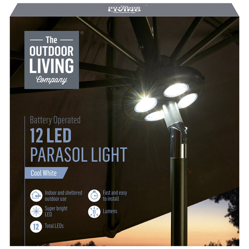 12 SMD Parasol Light Dia.20cm / CW LED
