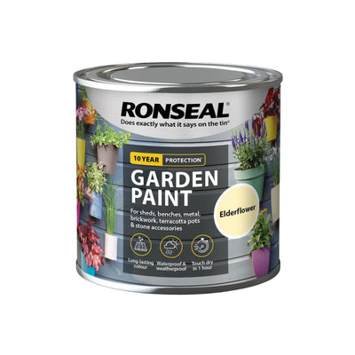 Ronseal Garden Paint 750ml Elderflower