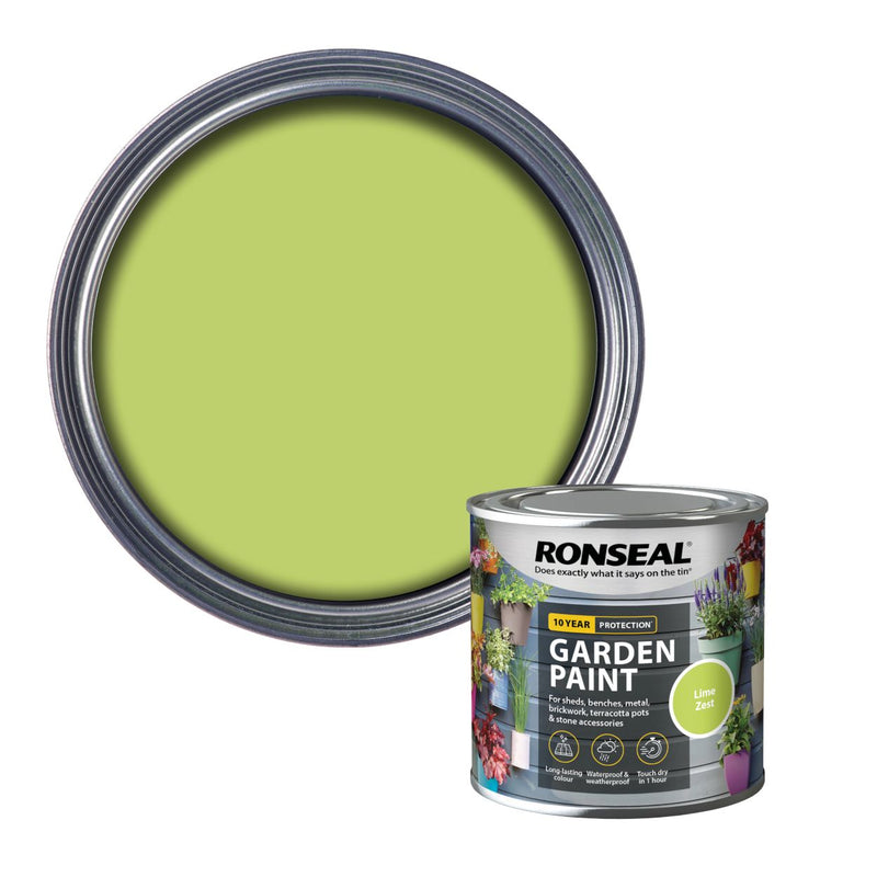 Ronseal Garden Paint 250ml Lime Zest
