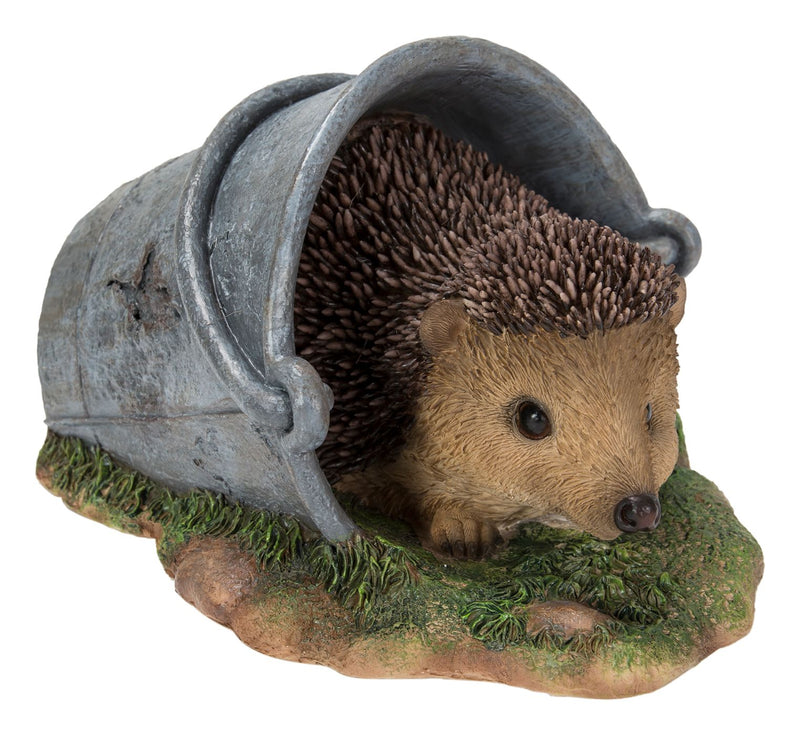 Hedgehog in Rusty Pail 10.6CM