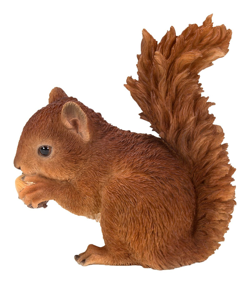 Baby Red Squirrel Garden Ornament