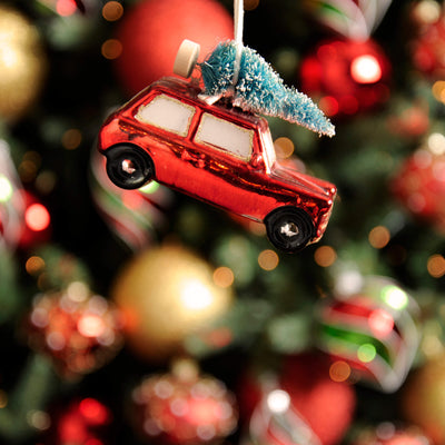 Car with Christmas Tree on top Christmas Tree Hanging decoration 