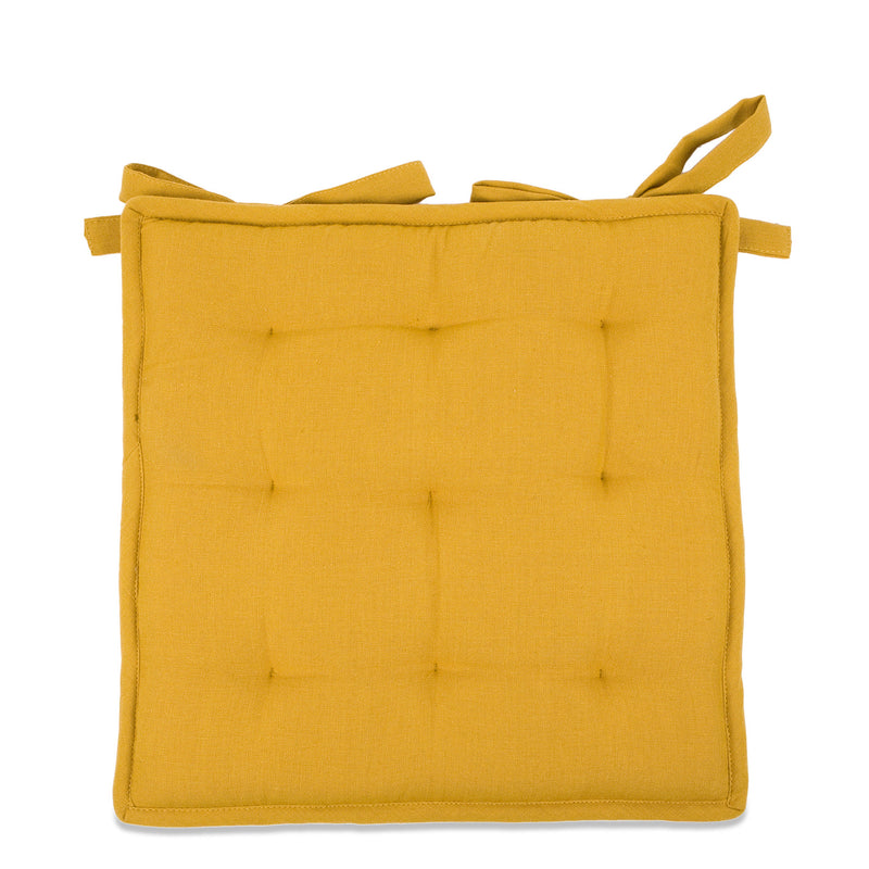 Tivoli Bistro Cushion Yellow - l40xw40xh2cm