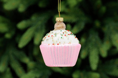 Barbie's sprinkle delight cupcake 8cm tree decoration