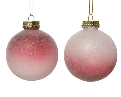 Pink Ice Christmas Bauble
