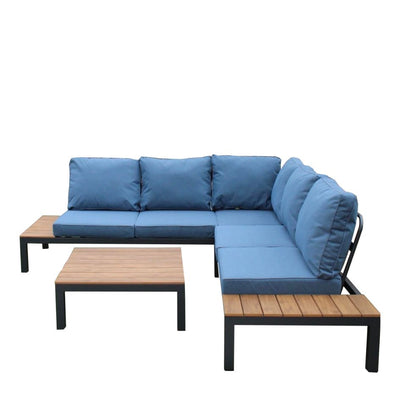 Outdoor Lounge Corner Set with coffee table and side tables