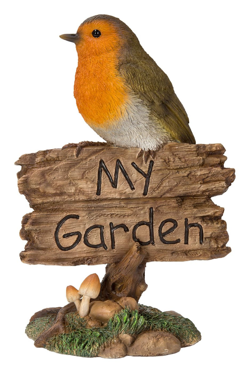 My Garden Sign Robin 15.5CM