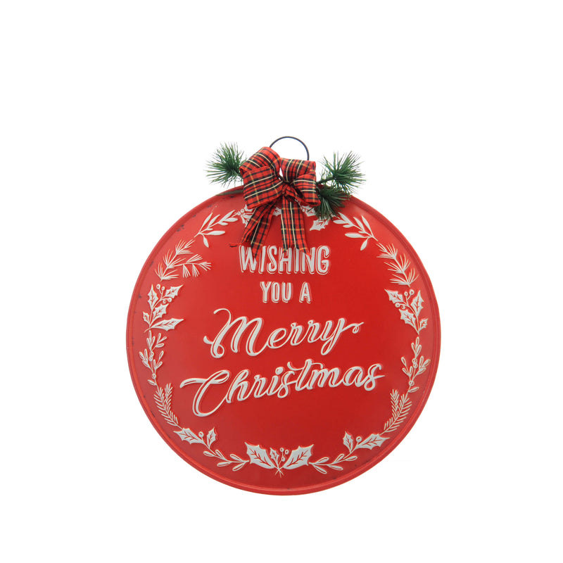 Merry Christmas Red Sign 36CM