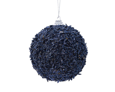 Navy Blue Christmas Tree Bauble 