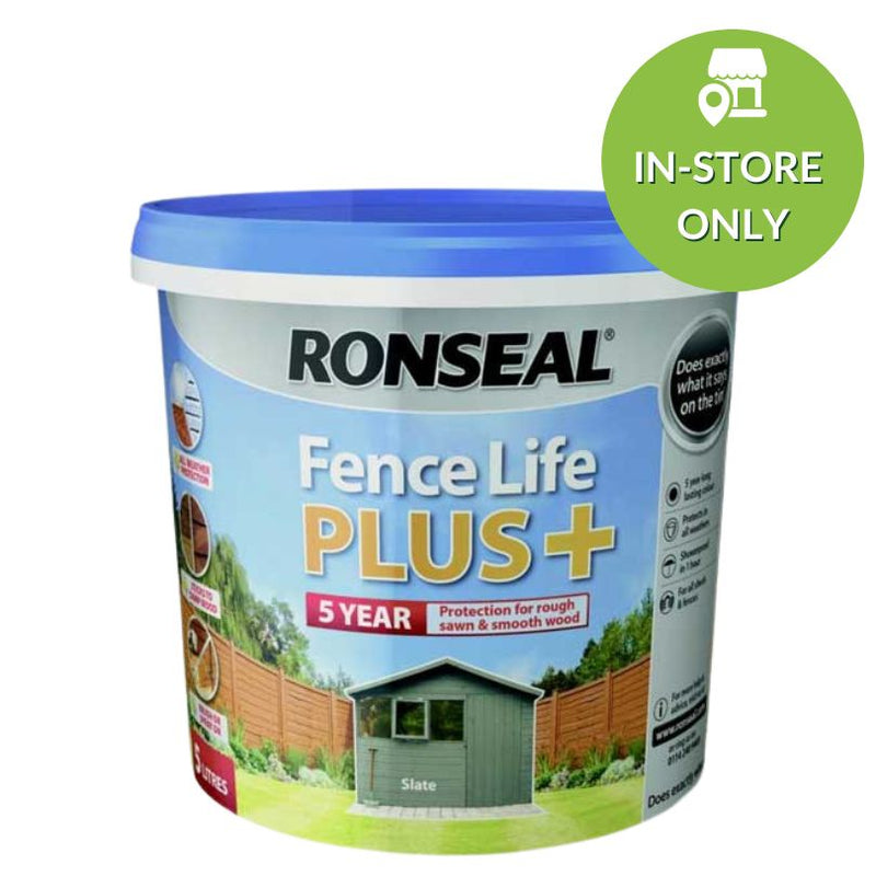 Ronseal Fence Life Plus 5L-Slate