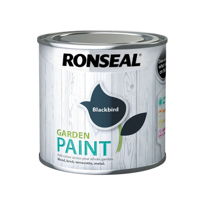 Ronseal Garden Paint 250ml Black Bird