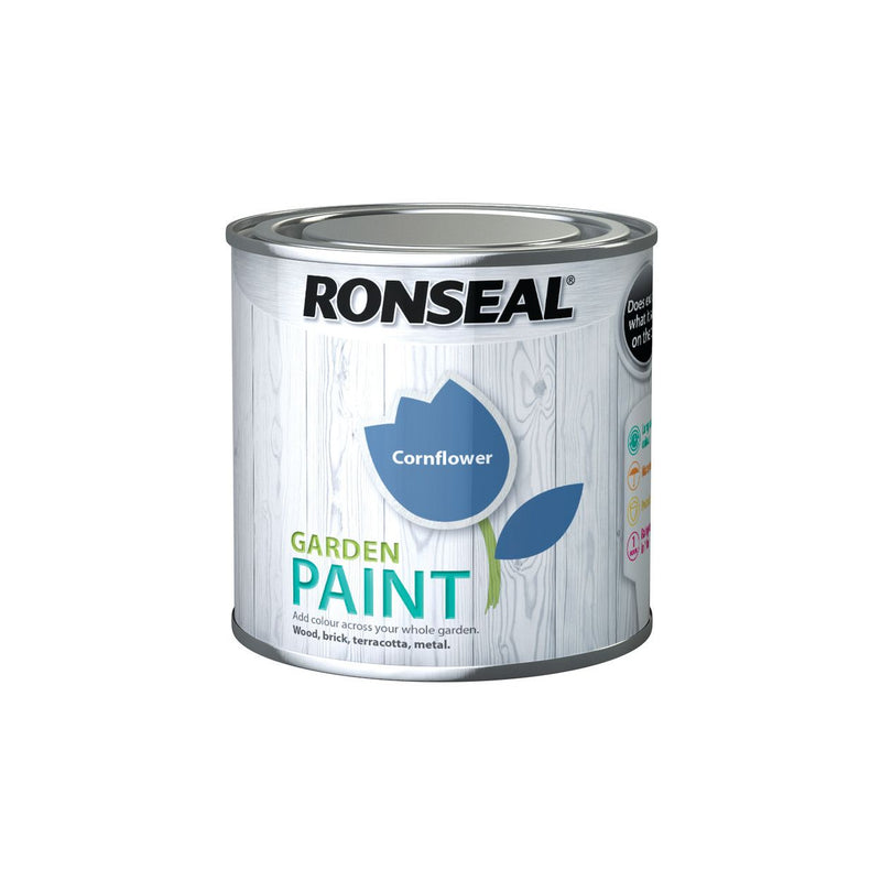 Ronseal Garden Paint 250ml Cornflower