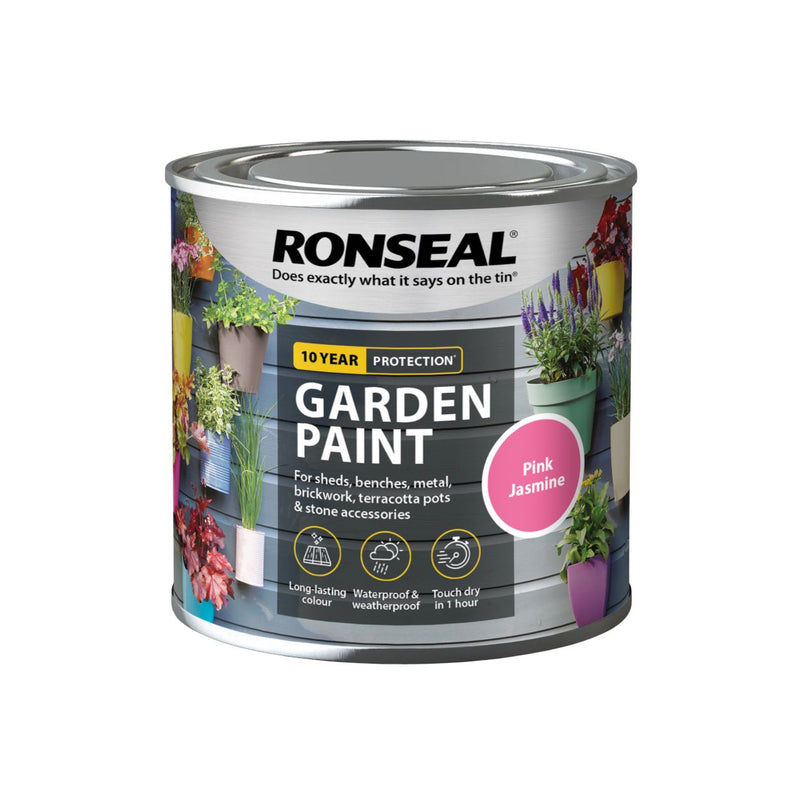 Ronseal Garden Paint 250ml Pink Jasmine
