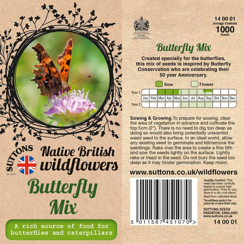 Suttons Butterfly Mix