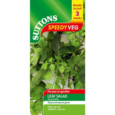Suttons Leaf Salad French Mix Speedy Veg