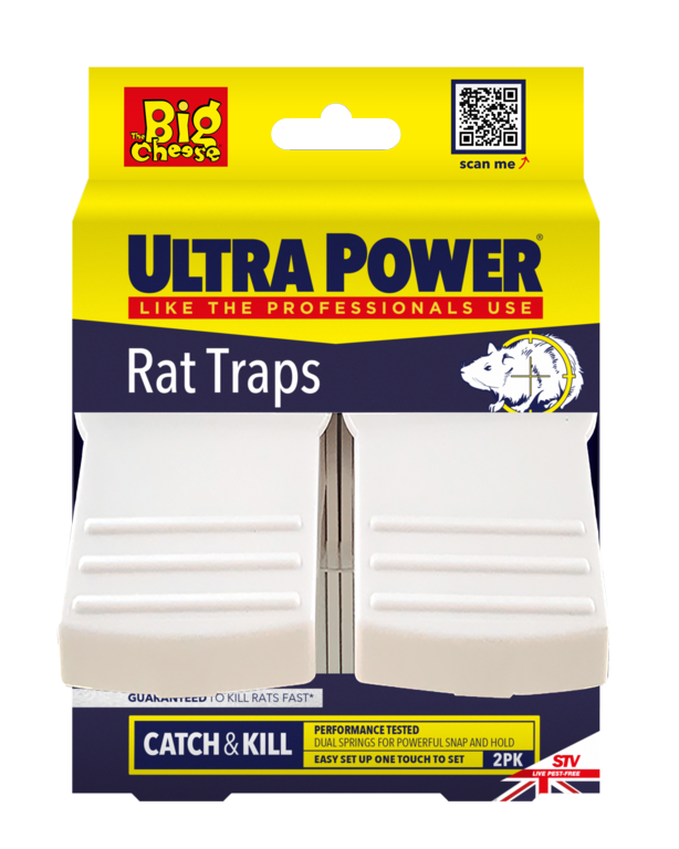 The Big Cheese Ultra Power Rat Traps Twin Pack