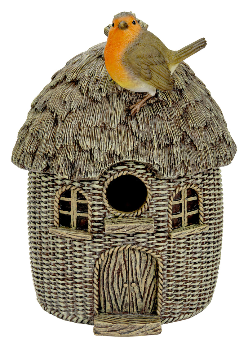 Wicker Birdhouse Robin 23CM