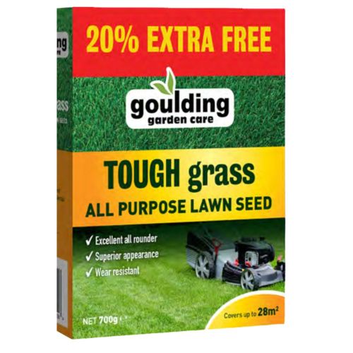 Goulding Tough Grass All Purpose Lawn Seed 20%extra free