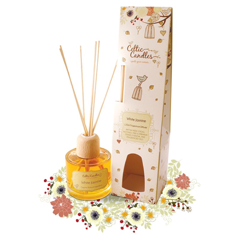 Celtic Candle White Jasmine Reed Diffuser