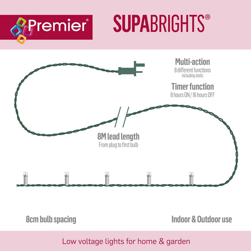 Premier Supabrights Multi-action LED lights for home and garden