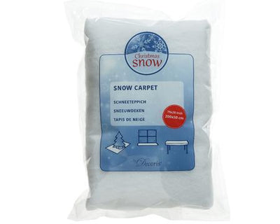 Christmas snow carpet display accessory 200 x 50 cm 