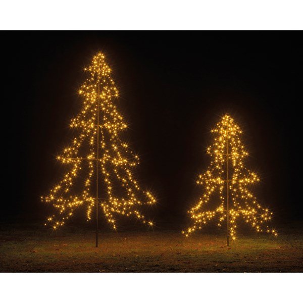 6FT LED Light Up Outdoor Christmas Tree Frame Warm White