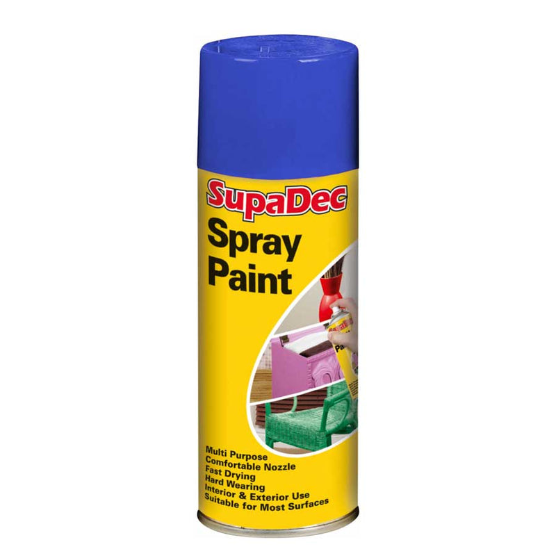 SupaDec Spray Paint Royal Blue 400ml