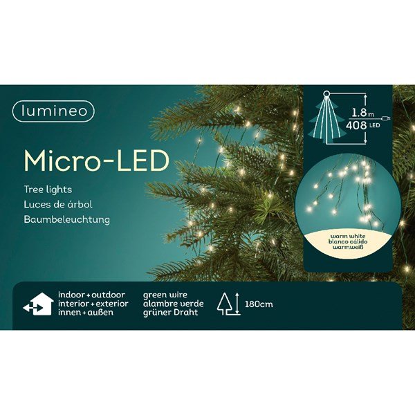 408 Warm White Micro LED Tree Lights