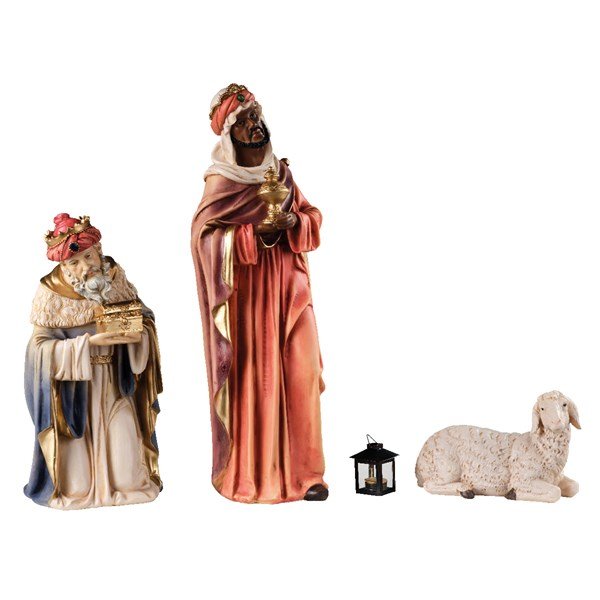 two wise men and lamb figures from Nativity 