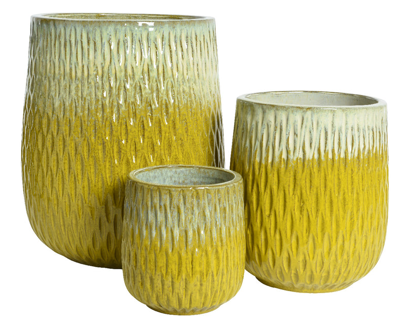 Daniel Planter Common Pottery - White/Yellow