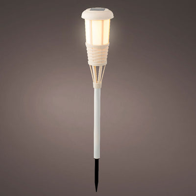 LED Solar White Torch - 61CM