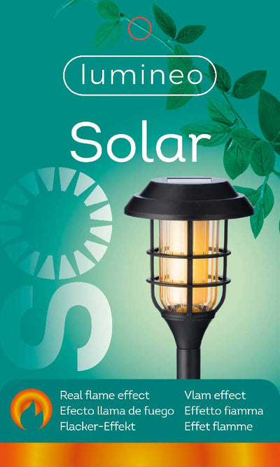Real Flame Effect Solar Light