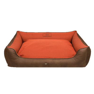 Cazo Baker Street Dog Bed | Orange | Extra Large