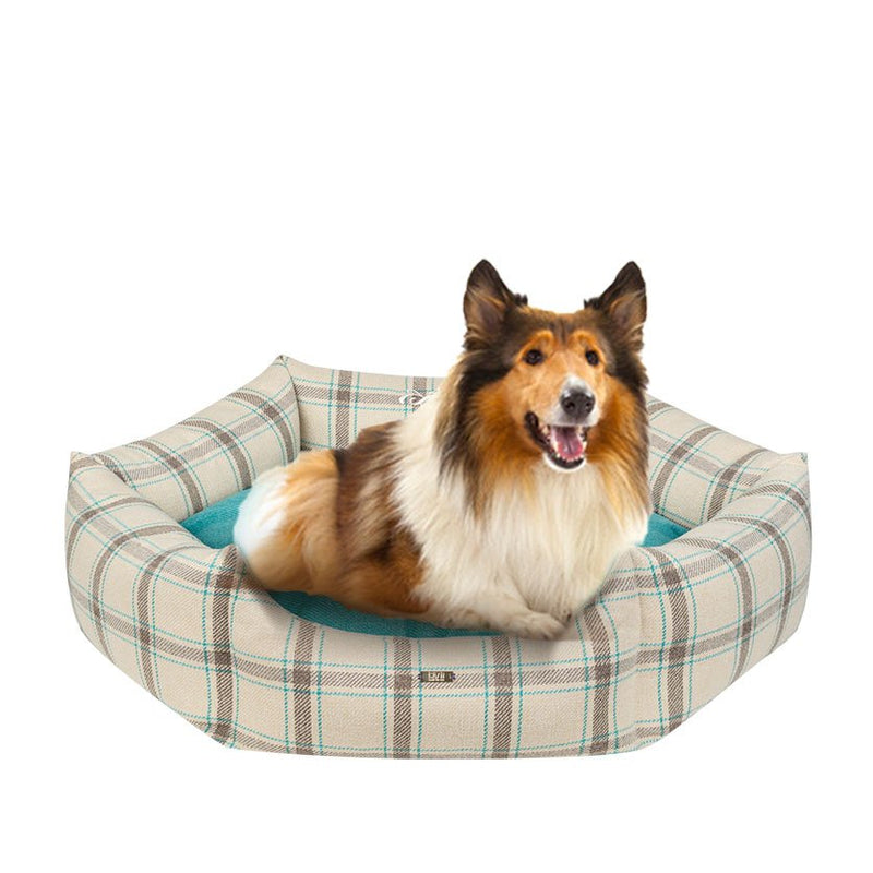 Cazo Royal Line Dog Bed Round | Teal | Large