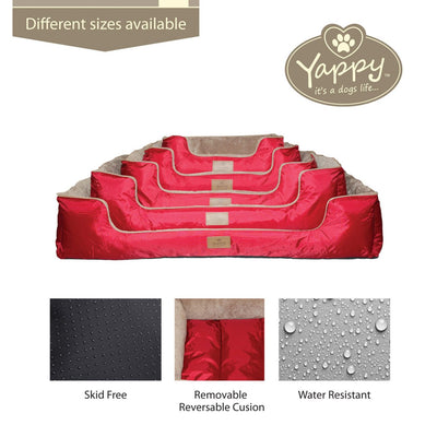 Yappy Dakota XX Large Dog Bed | Red
