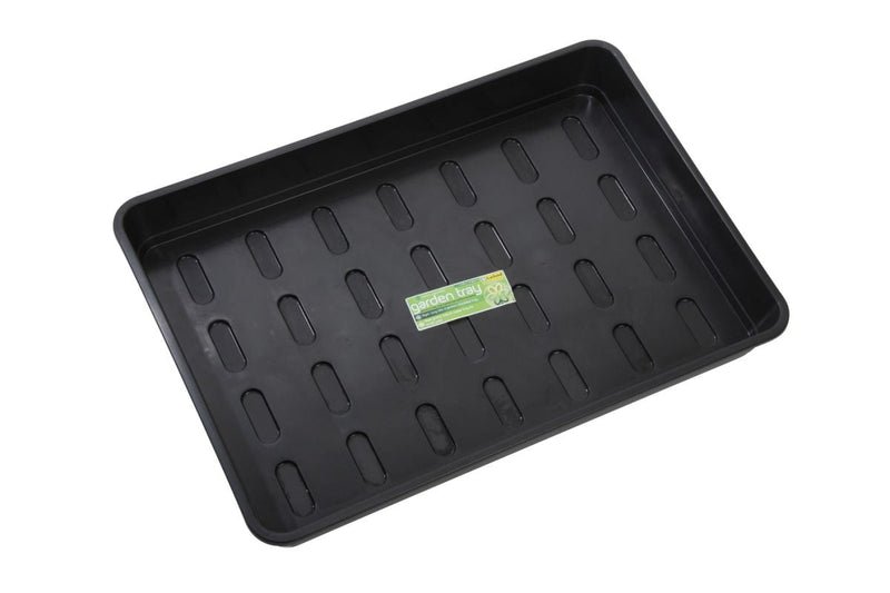 XL Garden Tray Black Without Holes                          