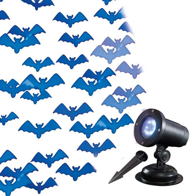 Halloween Bat Blue Lights Projector