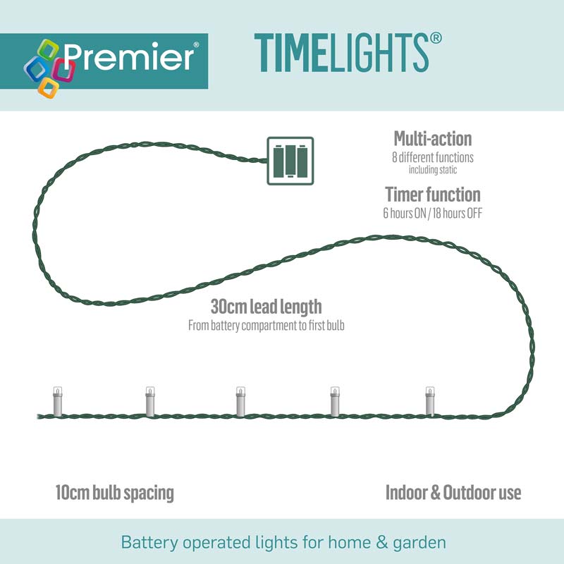 Premier Christmas Lights Indoor and Outdoor Use