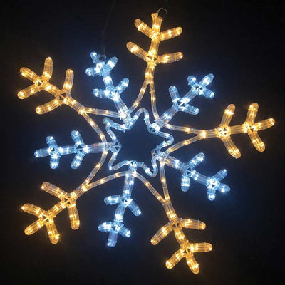 66CM Flashing Snowflake Rope Light