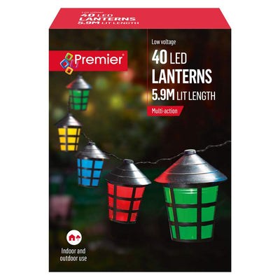 40 Outdoor Lanterns Chasing Lights
