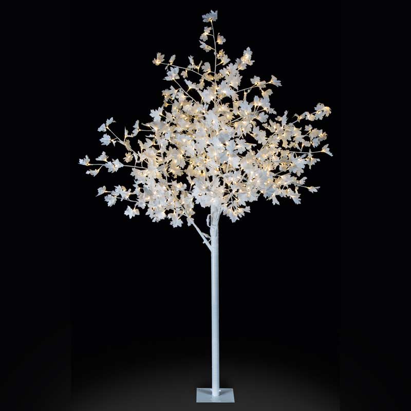 6FT White Maple Leaf Decorative Tree 