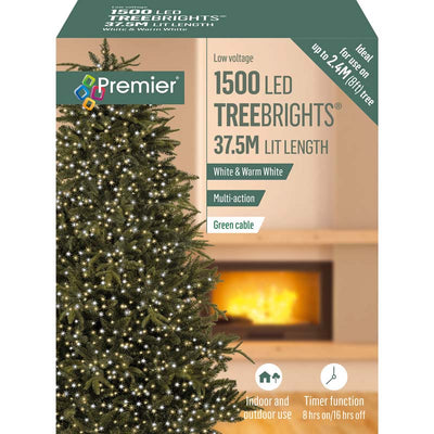 1500 LED String Lights in Warm White for Christmas Tree
