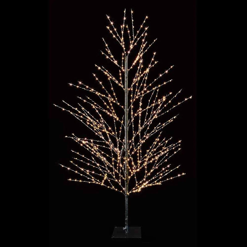 1.2M Black UltraBrights Tree 400 Warm White LEDs