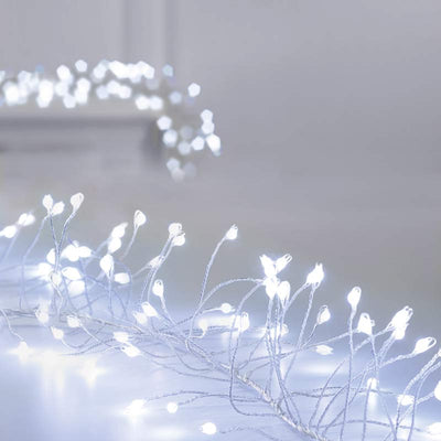 860 Cool White Large LED UltraBrights Garland Lights