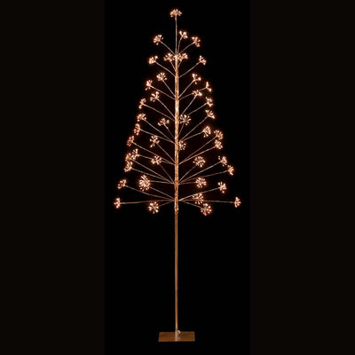 Rose Gold Outdoor Christmas Tree