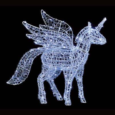 1M Christmas Outdoor Pegasus White 200 LEDs