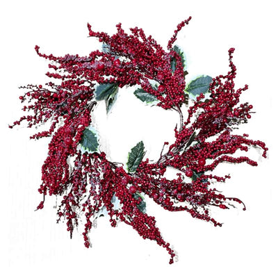 45CM Winter Wild Berry Wreath