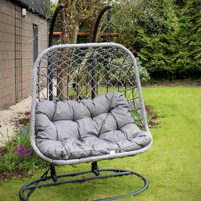 Madeira Double Rattan Hanging Egg Chair