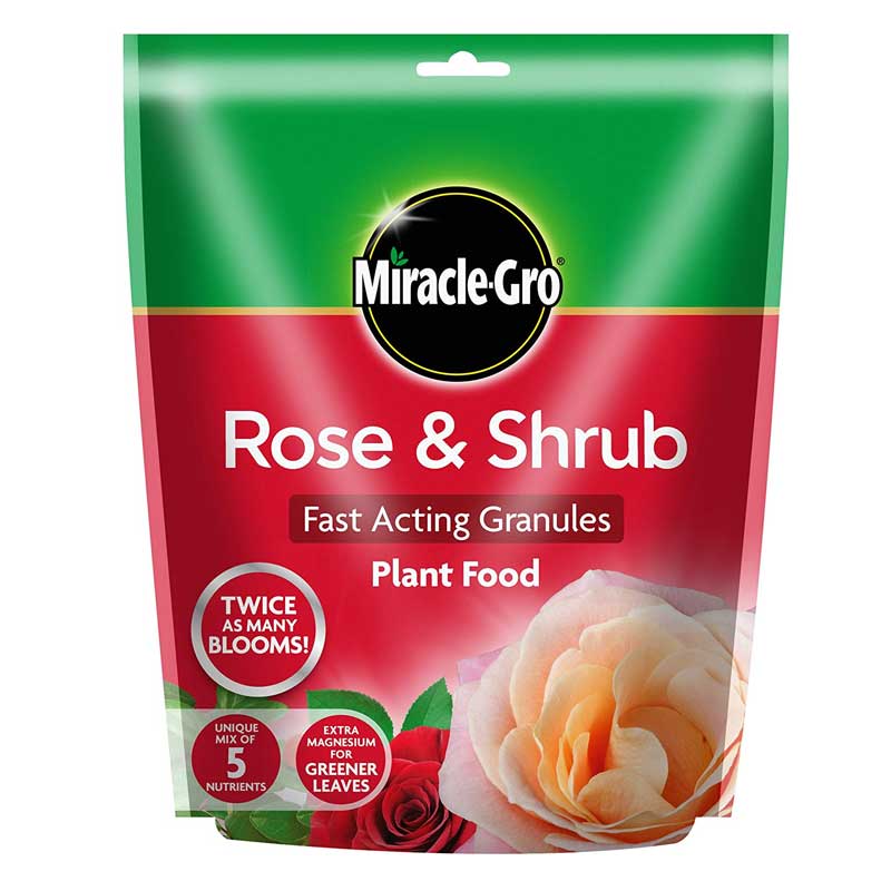 Miracle-Gro Rose and Shrub Fast Acting Granules Plant Food 750g