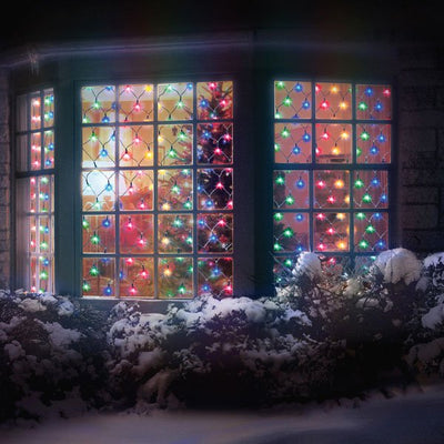 360 LED Multi-Action Net Christmas Lights - Multi Coloured 3.5 x 1.2M